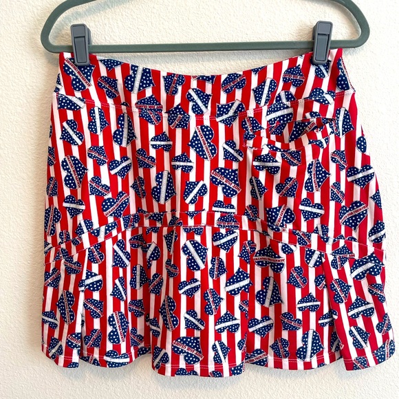 Patriotic Golf Skirt - Picture 2 of 3